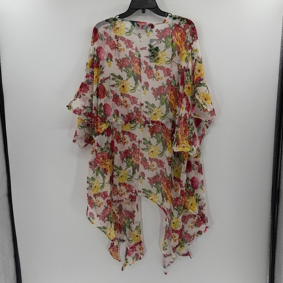 Rachel Roy Blossom Print Beach Pool Cover Up - Multicolor - Large - NWT - Picture 8 of 8